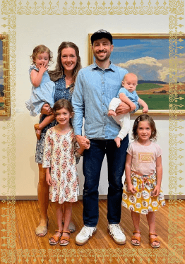 Forrest Dickison and family portrait